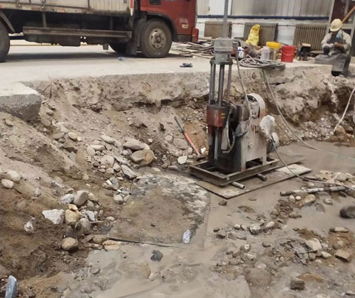 遂平公路下沉压浆